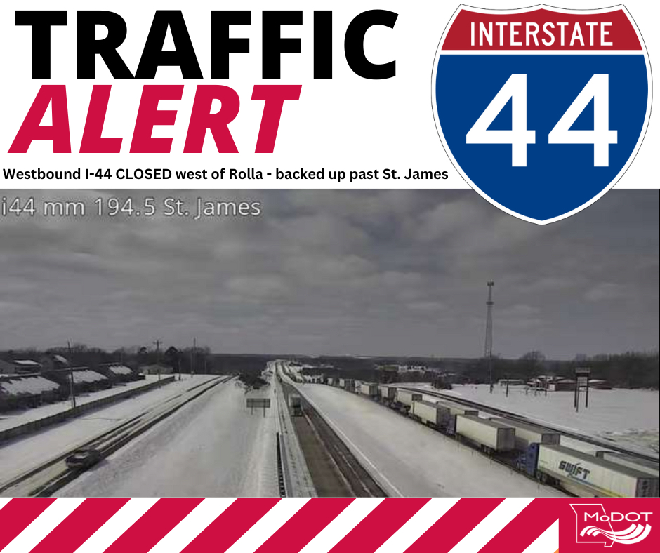 Traffic Continues To Be A Nightmare On Interstate 44 Following Multi-Vehicle Crash Near Rolla