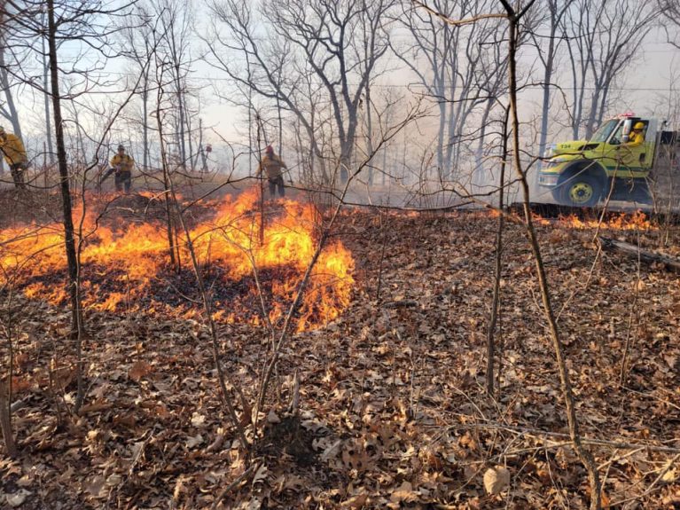 Northwest Fire District Battles Raging Wildfire Wednesday Near Edwards