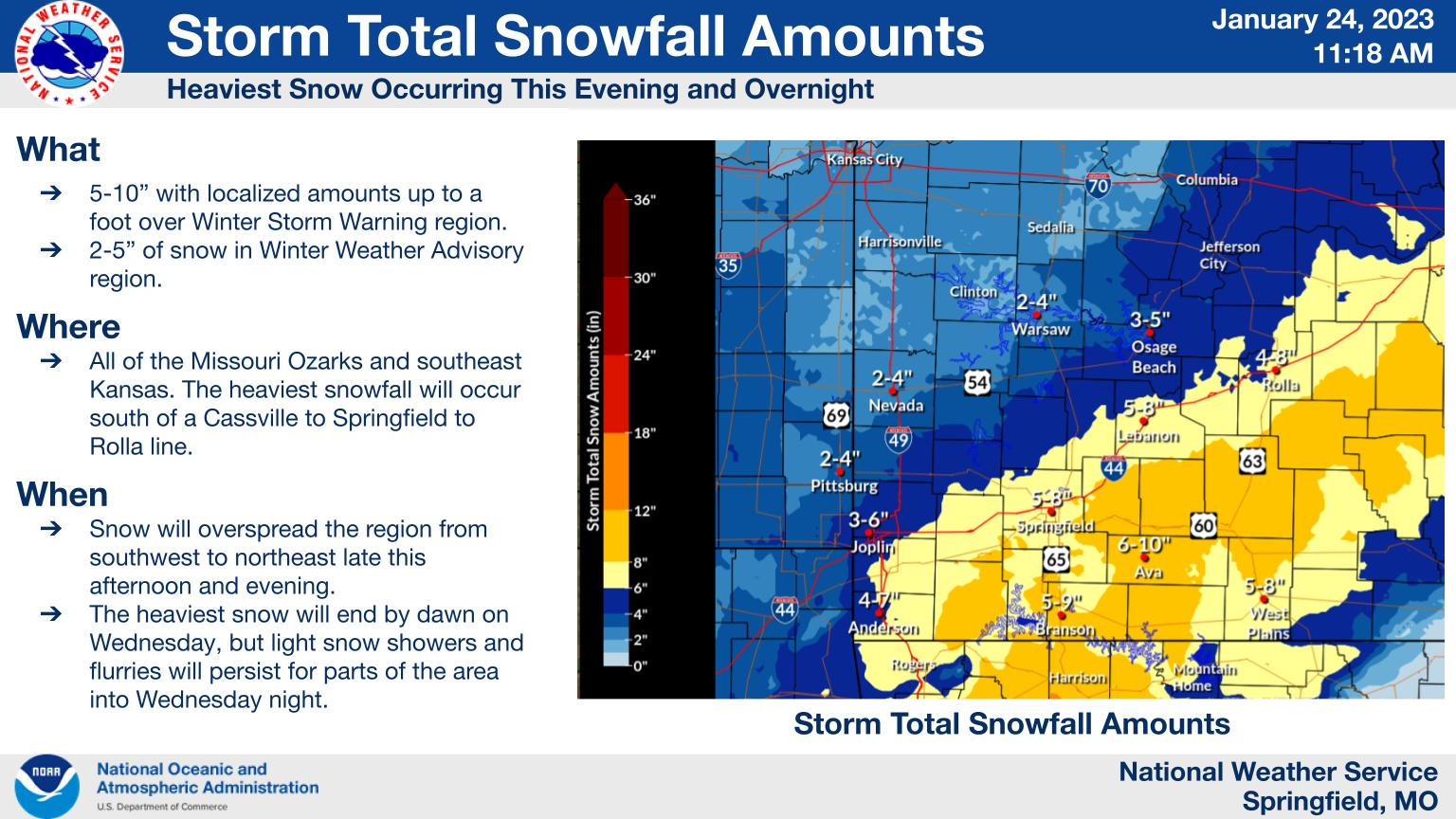 Lake Area Under Winter Storm Advisory/Warning As Snow Approaches News